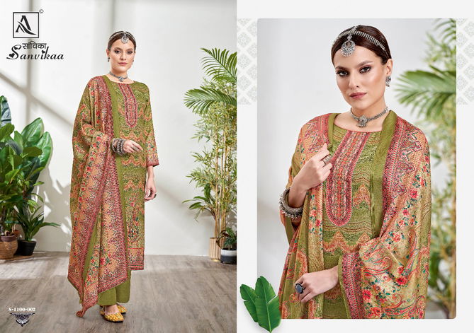 Alok Sanvikaa  Winter Wear Wholesale Dress Material Collection